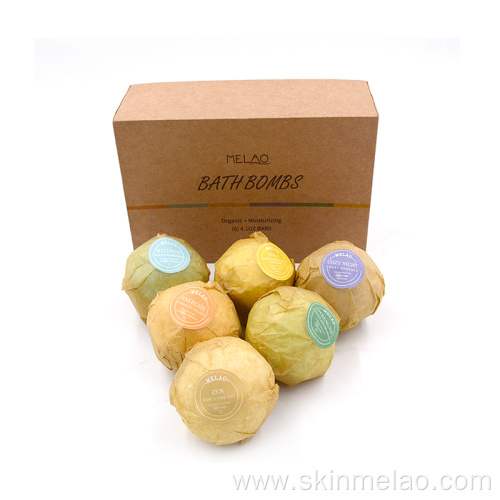 Colorful Natural Moisturizing Bubble Bath Bomb